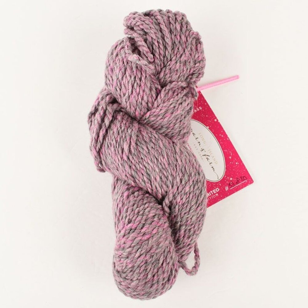 American Liyf Yarn by Long Island Yarn & Farm Ltd Ed Alpaca Merino Pink Is LIYF